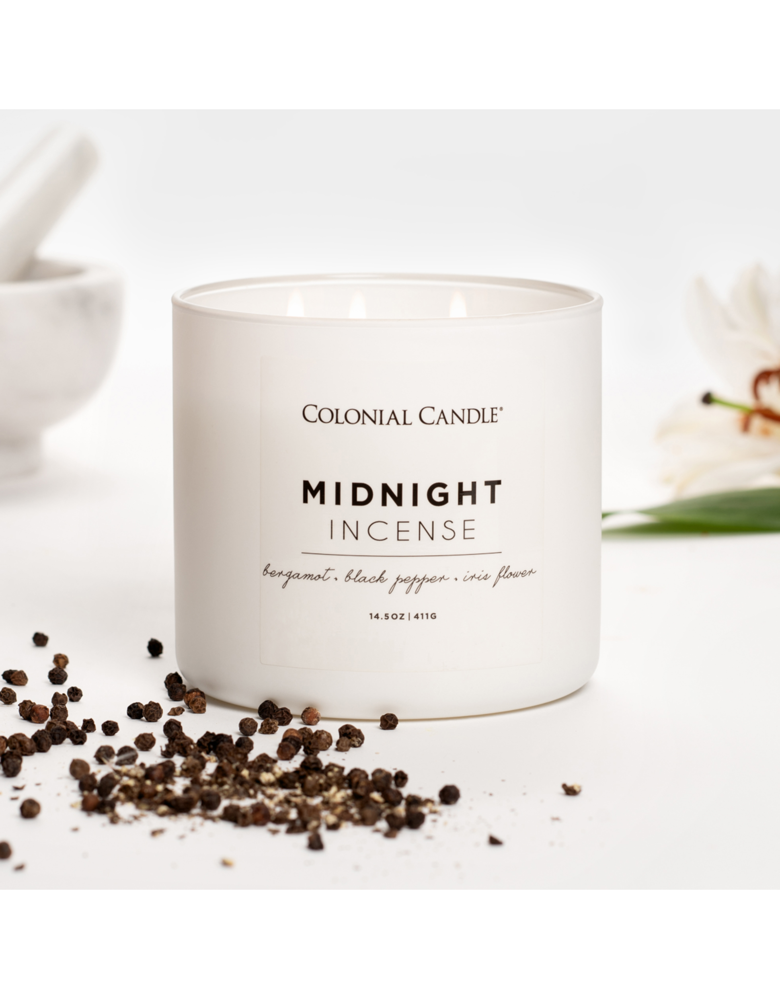 Colonial Candle Pop of Color - Midnight Incense