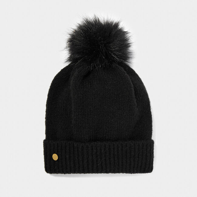 Katie Loxton Giftset - Sjaal & Muts - Zwart