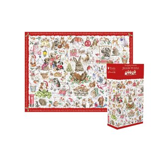 Wrendale Puzzel - Country Christmas