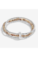 Joma Jewellery Wellness Stones - Sunstone - Armband