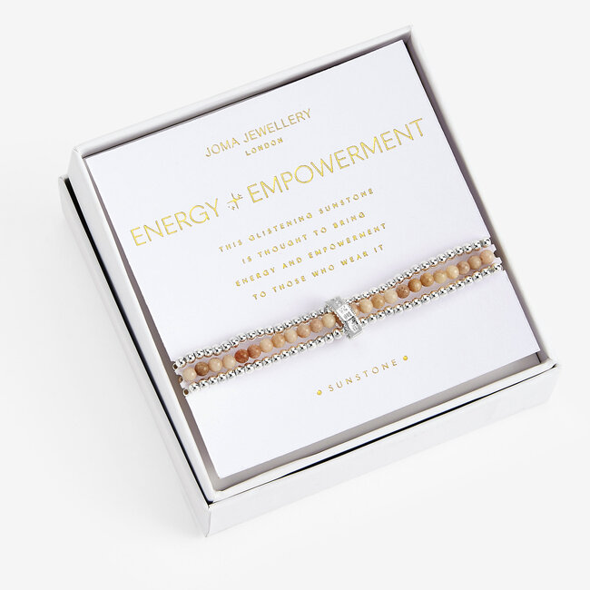 Joma Jewellery Wellness Stones - Sunstone - Armband