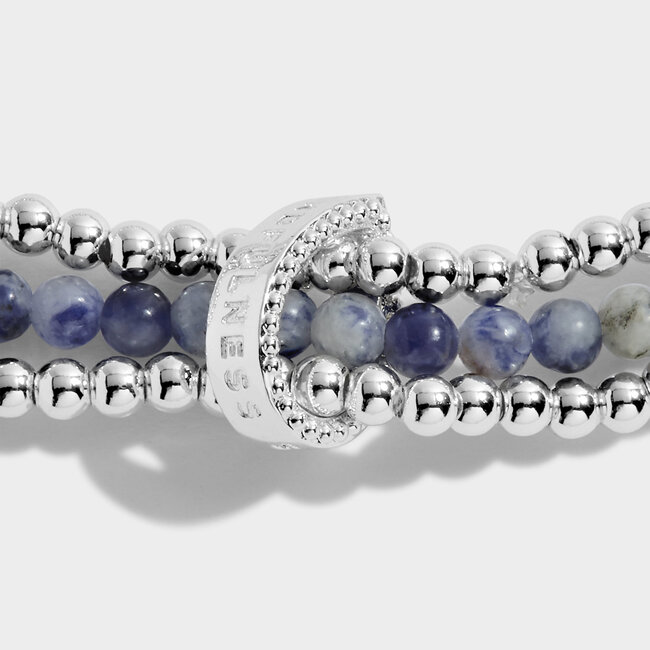 Joma Jewellery Wellness Stones - Blue Lace Agate - Armband