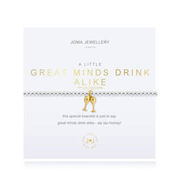 Joma Jewellery A Little - Great Minds Drink alike - Armband