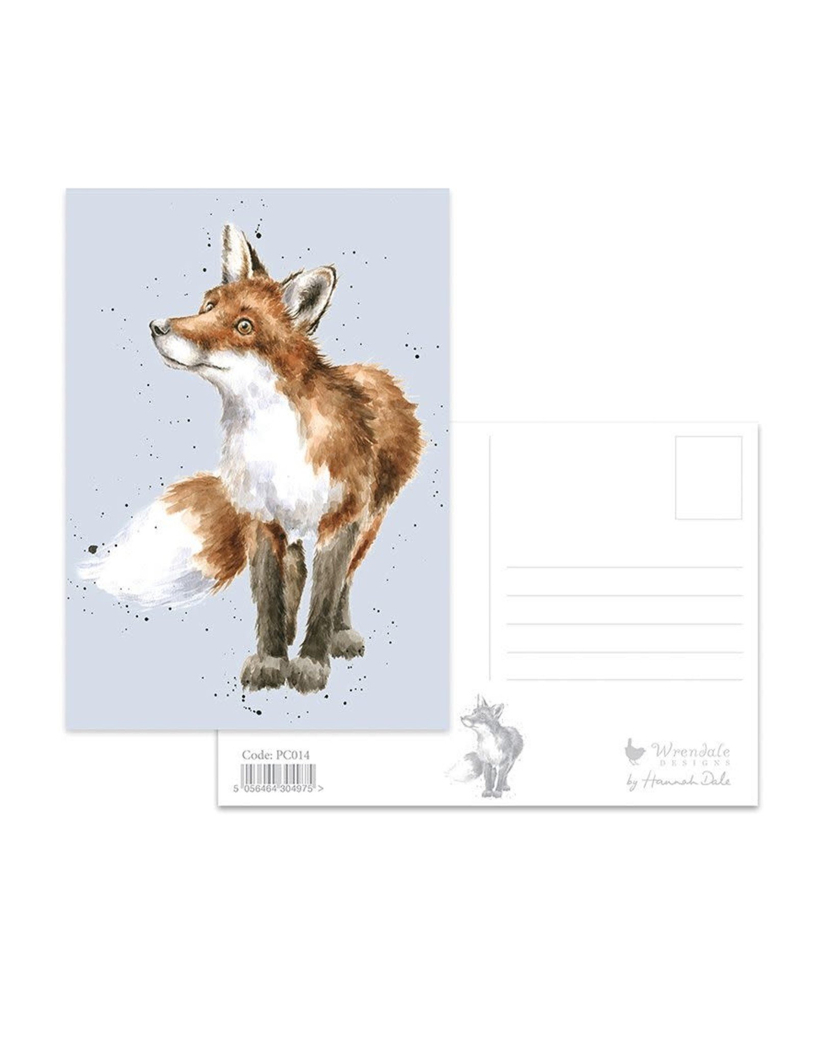 Wrendale Postkaart - Bright eyed & Bushy tailed