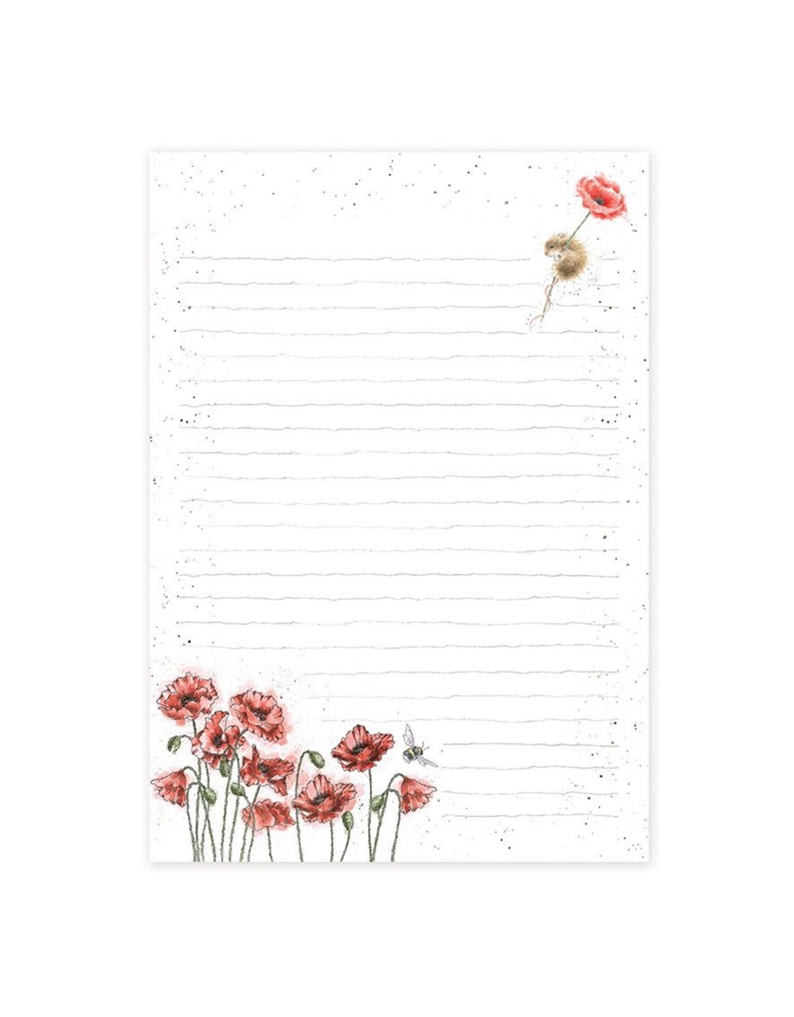 Wrendale Notepad - Mouse & Poppy