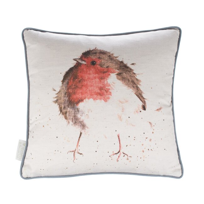 Wrendale Kussen - Jolly Robin 40cm
