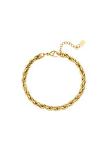 Armband - Twisted Chain Goud