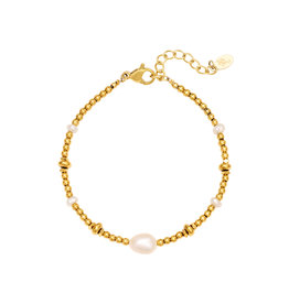 Armband - Pearls & Beads Goud