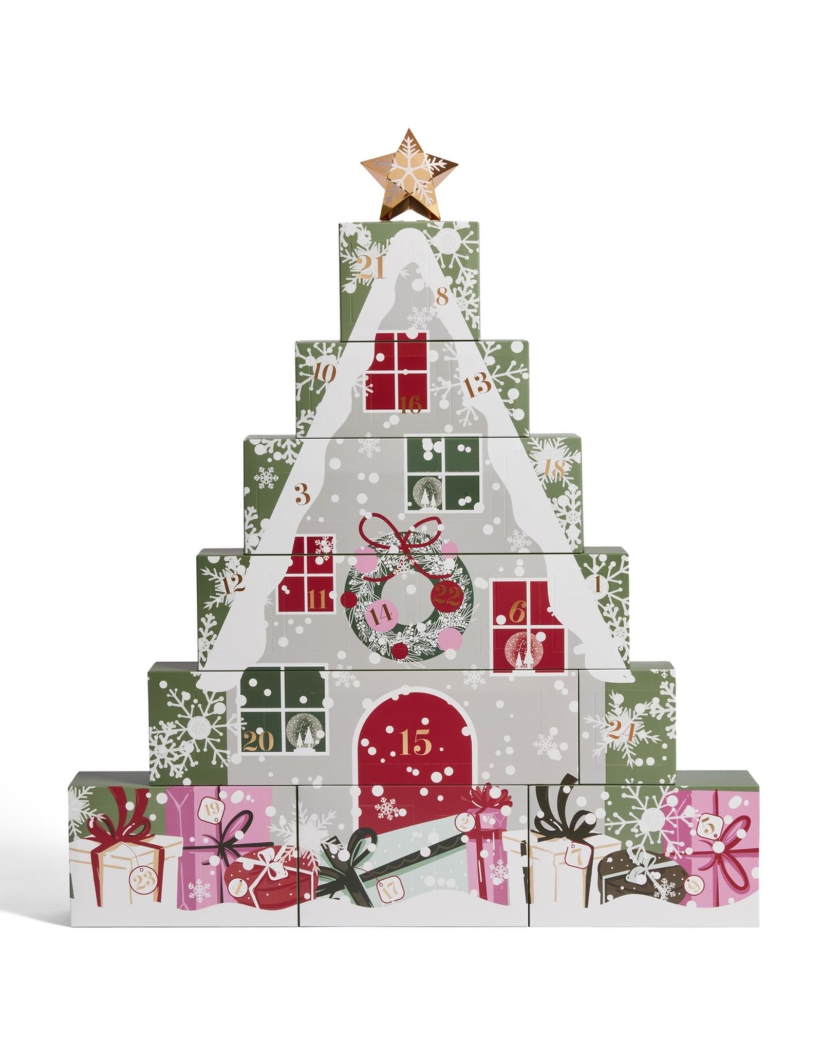 Yankee Candle Snow Globe Wonderland - Advent Calendar Tower
