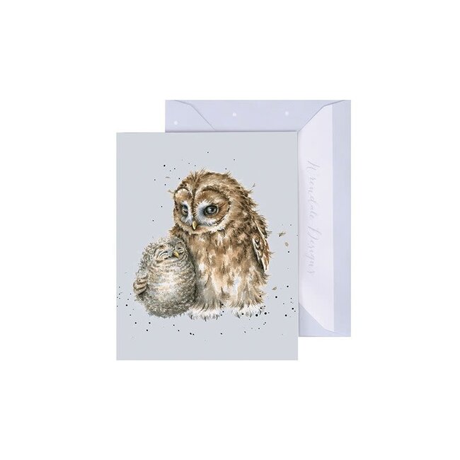 Wrendale Mini Wenskaart - Owl-ways by Your Side