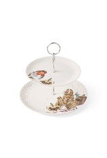 Wrendale Cakestand - Robin & Bunny