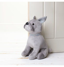 Deurstopper - Silver Diamante Dog