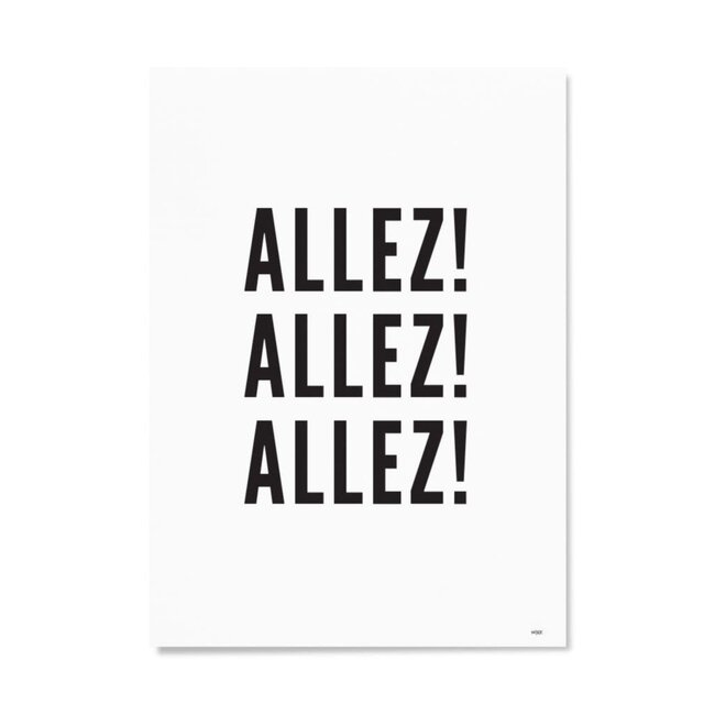 WIJCK. Cycling - Allez! Allez! Allez!- Tour de France 30 x 40cm