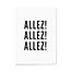 WIJCK. Cycling - Allez! Allez! Allez!- Tour de France 30 x 40cm