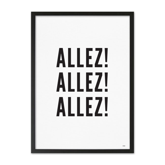 WIJCK. Cycling - Allez! Allez! Allez!- Tour de France 30 x 40cm