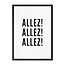 WIJCK. Cycling - Allez! Allez! Allez!- Tour de France 30 x 40cm