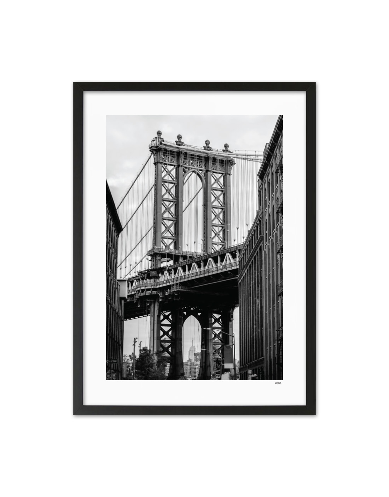 WIJCK. New York - Manhattan Bridge - Photography 21 x 30cm