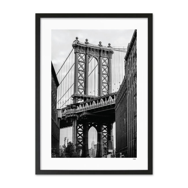 WIJCK. New York - Manhattan Bridge - Photography 21 x 30cm