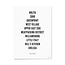 WIJCK. New York - City Typo 30 x 40cm