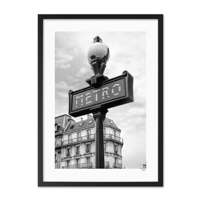 WIJCK. Paris - Metro - Photography 21 x 30 cm