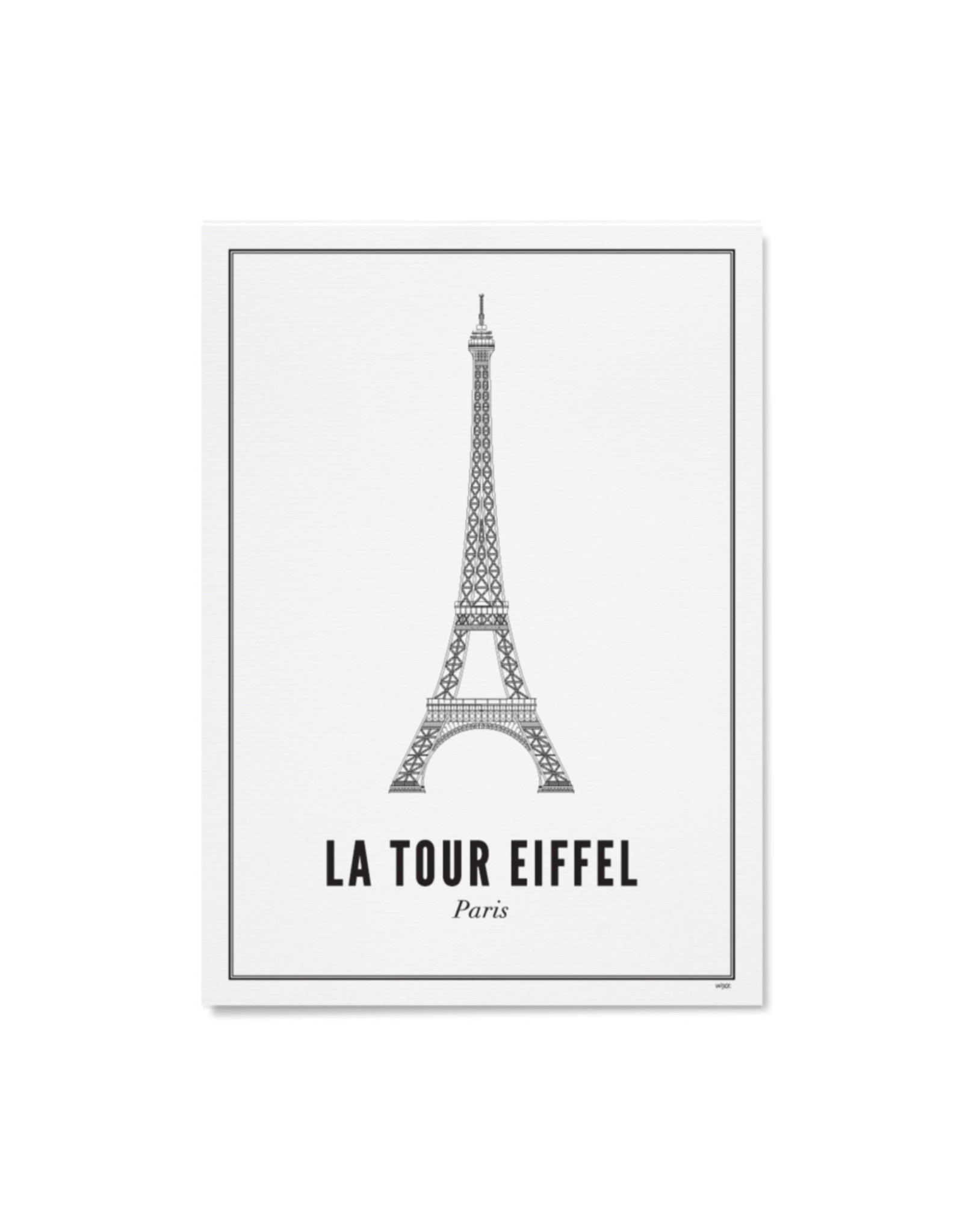 WIJCK. Paris - La Tour Eiffel 40 x 50cm