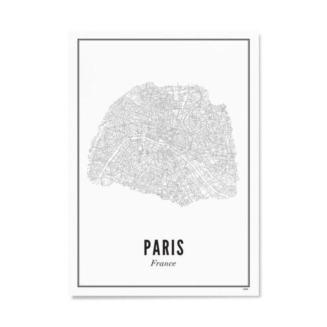 WIJCK. Paris - City 30 x 40cm