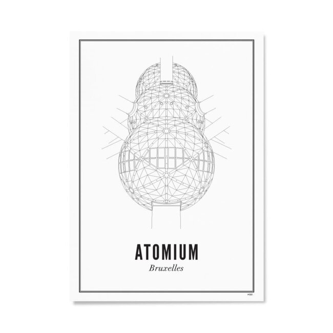 WIJCK. Brussels - Atomium 30 x 40cm