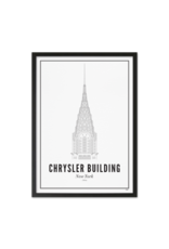 WIJCK. New York - Chrysler Building 40 x 50cm