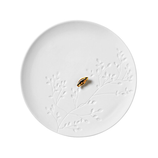 Räder Decoratief Schaaltje - Vogel Goud