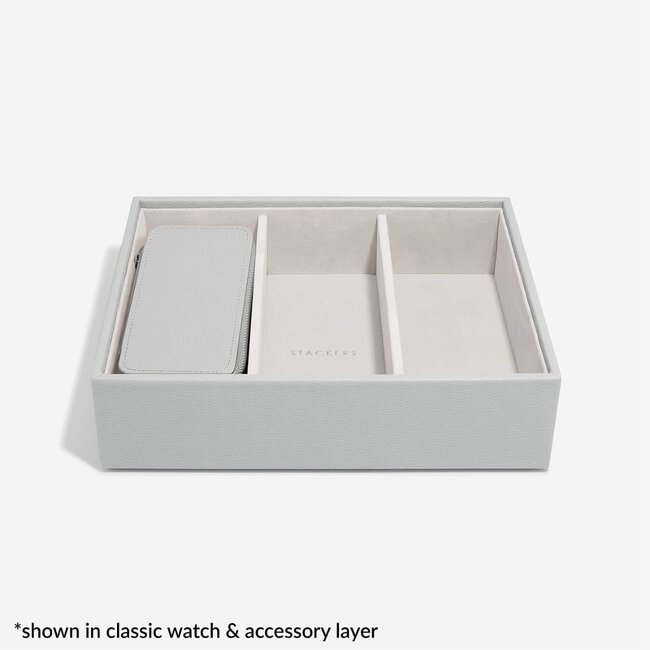 Stackers Pebble Grey - Travelbox - Mid-size