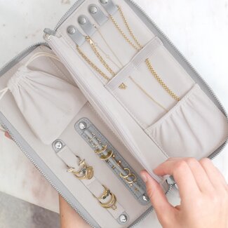 Stackers Pebble Grey - Jewellery Roll