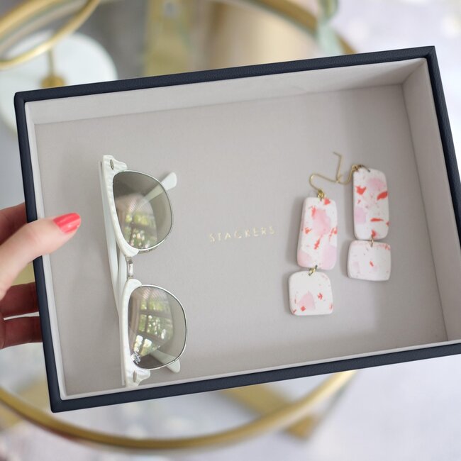 Stackers Navy - Classic - Open Box Hoog