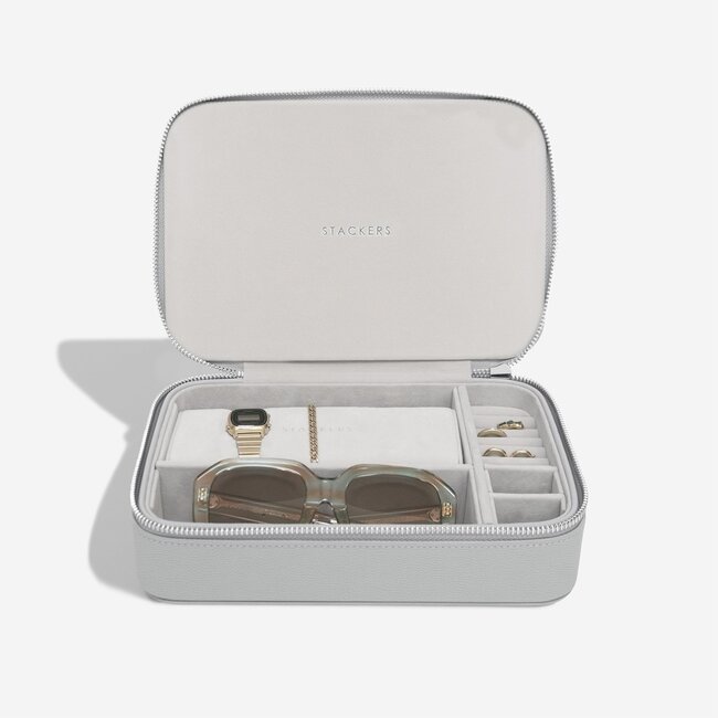 Stackers Pebble Grey - Travelbox - Square