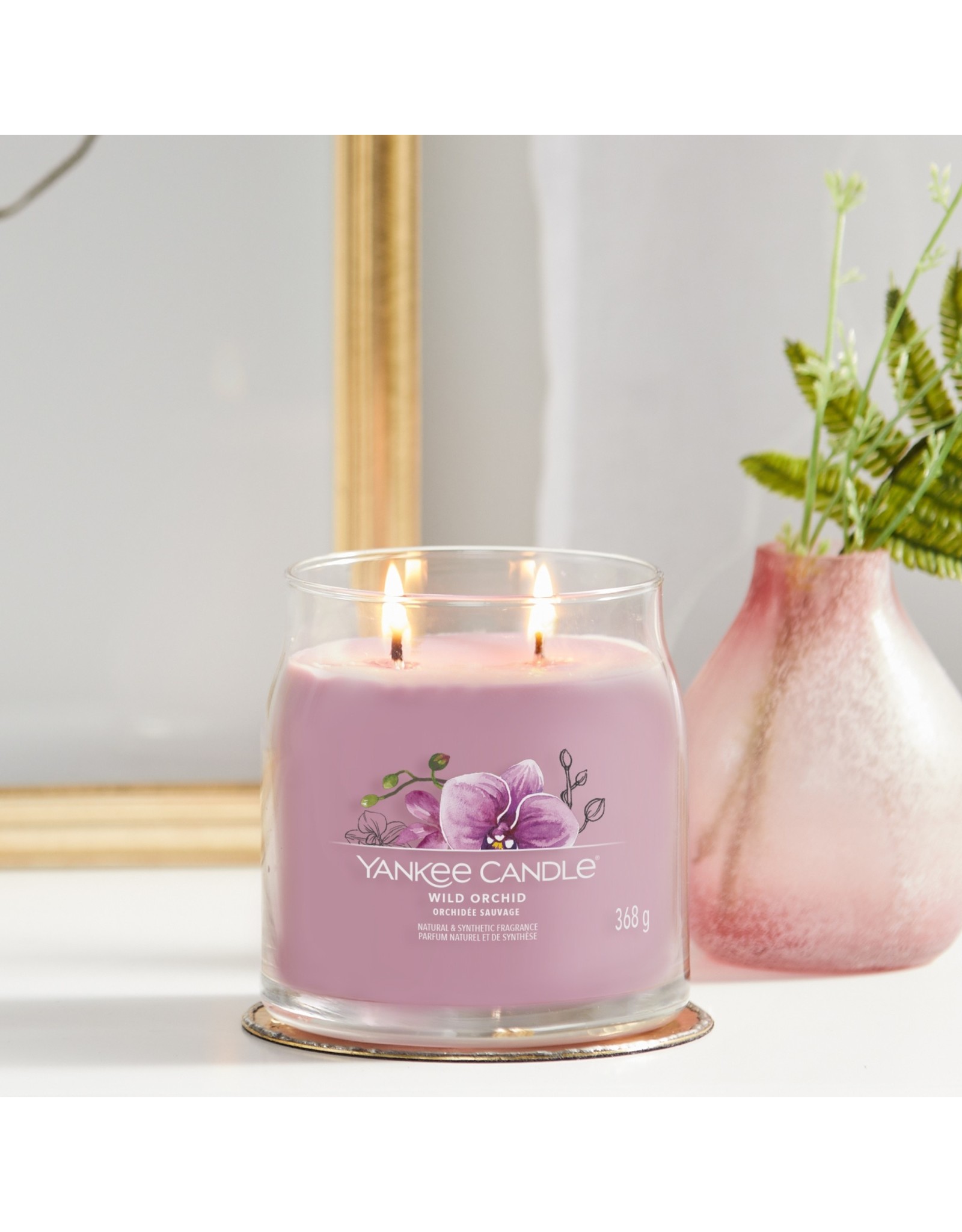 Yankee Candle Wild Orchid - Signature Medium Jar