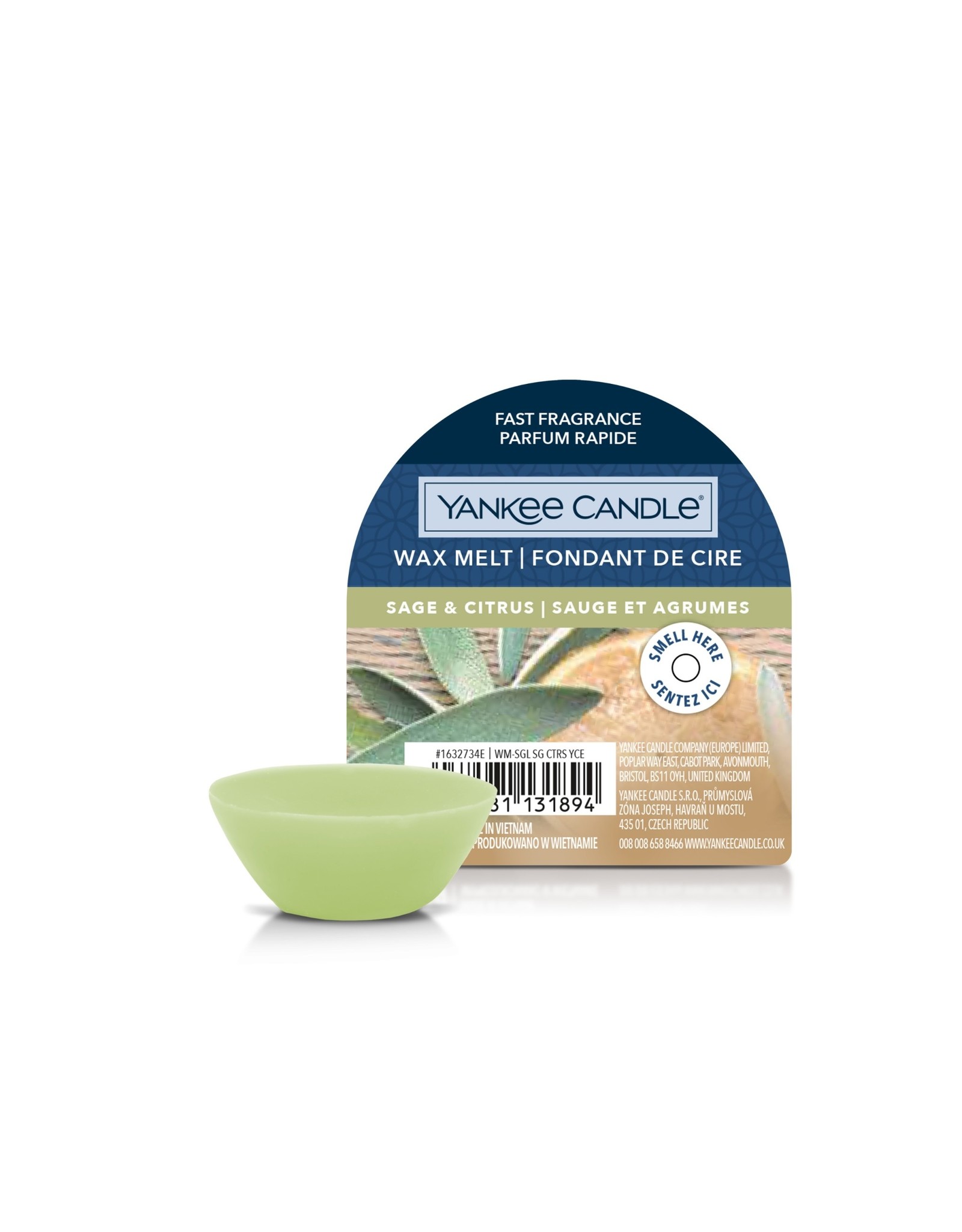 Yankee Candle Sage & Citrus - Wax Melt