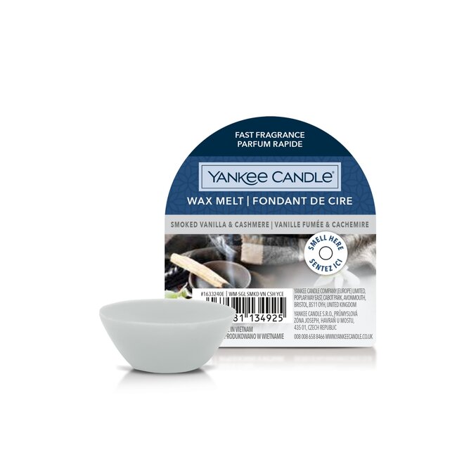 Yankee Candle Smoked Vanilla & Cashmere - Wax Melt