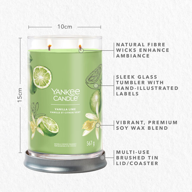 Yankee Candle Vanilla Lime -  Signature Large Tumbler