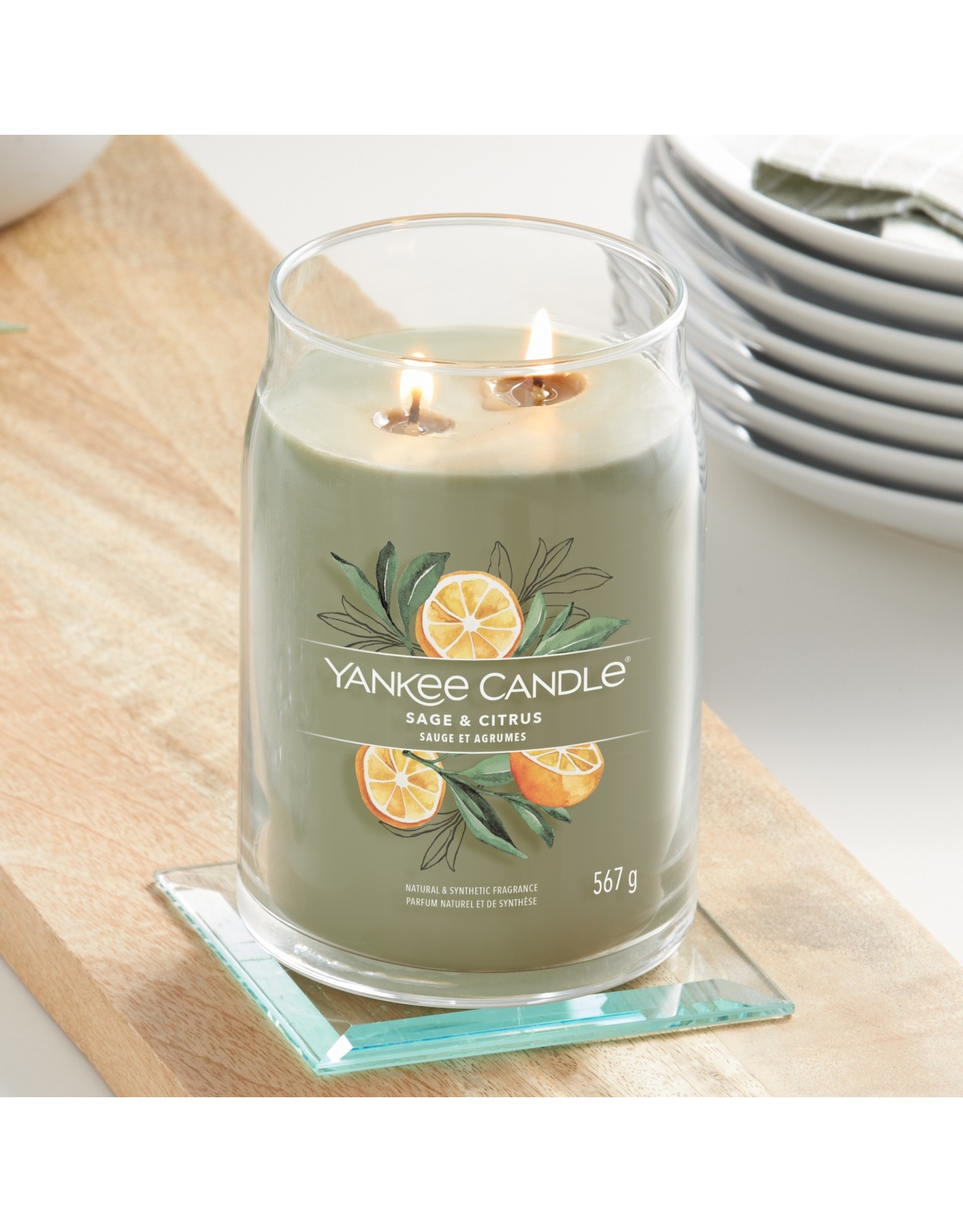 Yankee Candle Sage & Citrus - Signature Large Jar