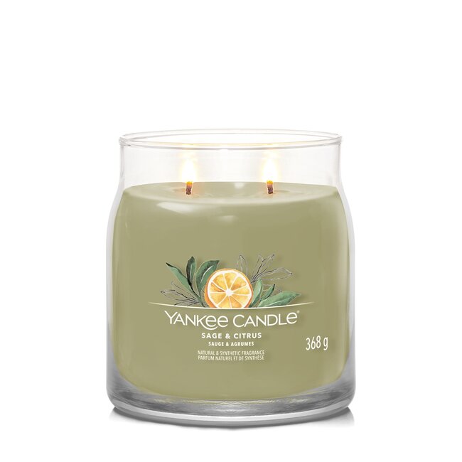 Yankee Candle Sage & Citrus - Signature Medium Jar