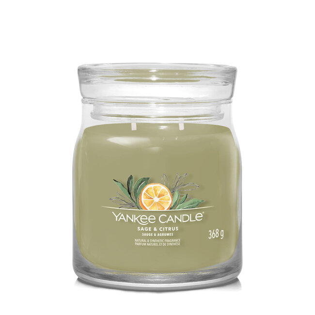 Yankee Candle Sage & Citrus - Signature Medium Jar