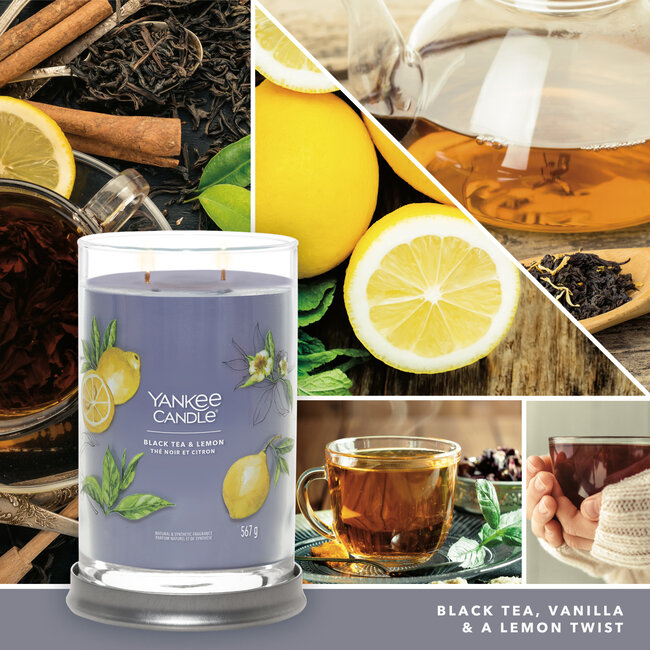 Yankee Candle Black Tea & Lemon - Signature Large Tumbler