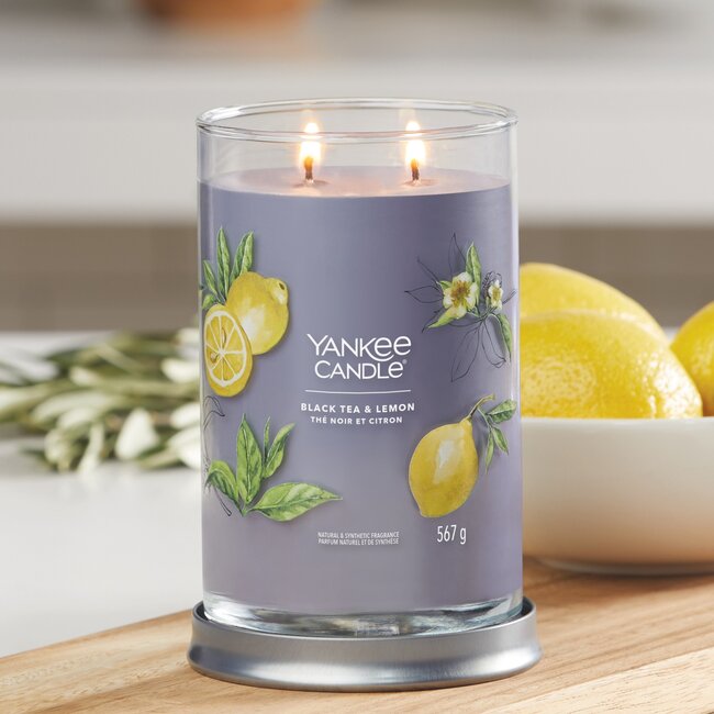 Yankee Candle Black Tea & Lemon - Signature Large Tumbler