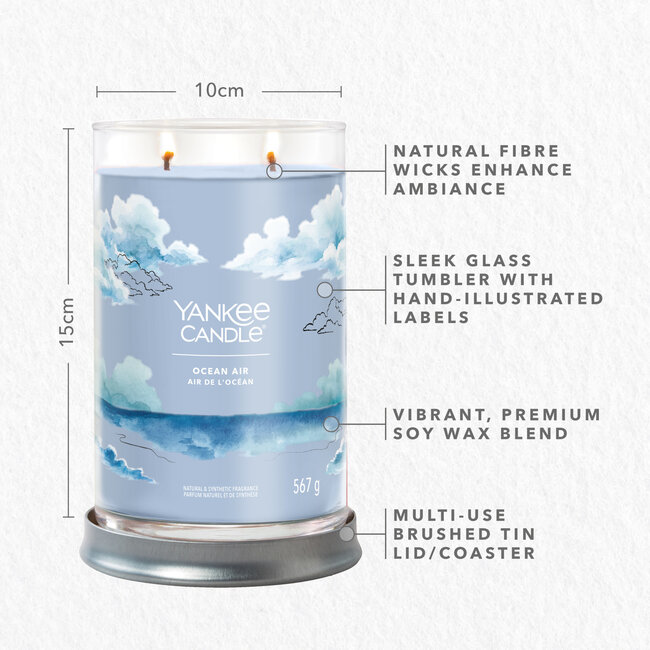 Yankee Candle Ocean Air -  Signature Large Tumbler