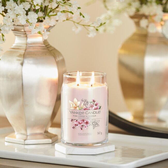 Yankee Candle Pink Cherry & Vanilla - Signature Large Jar