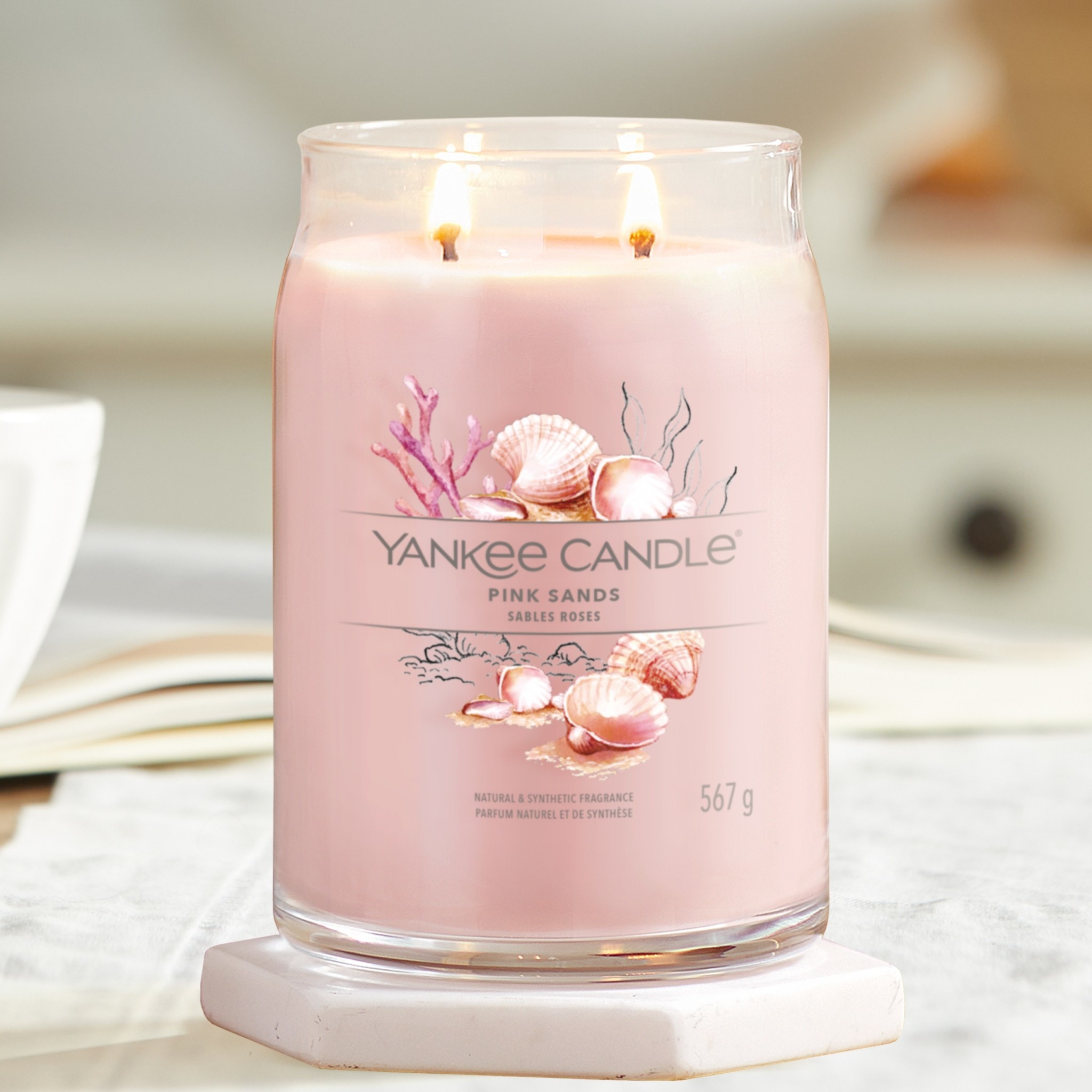 Pink Sands Signature Large Jar Scented Candle, Yankee Candle