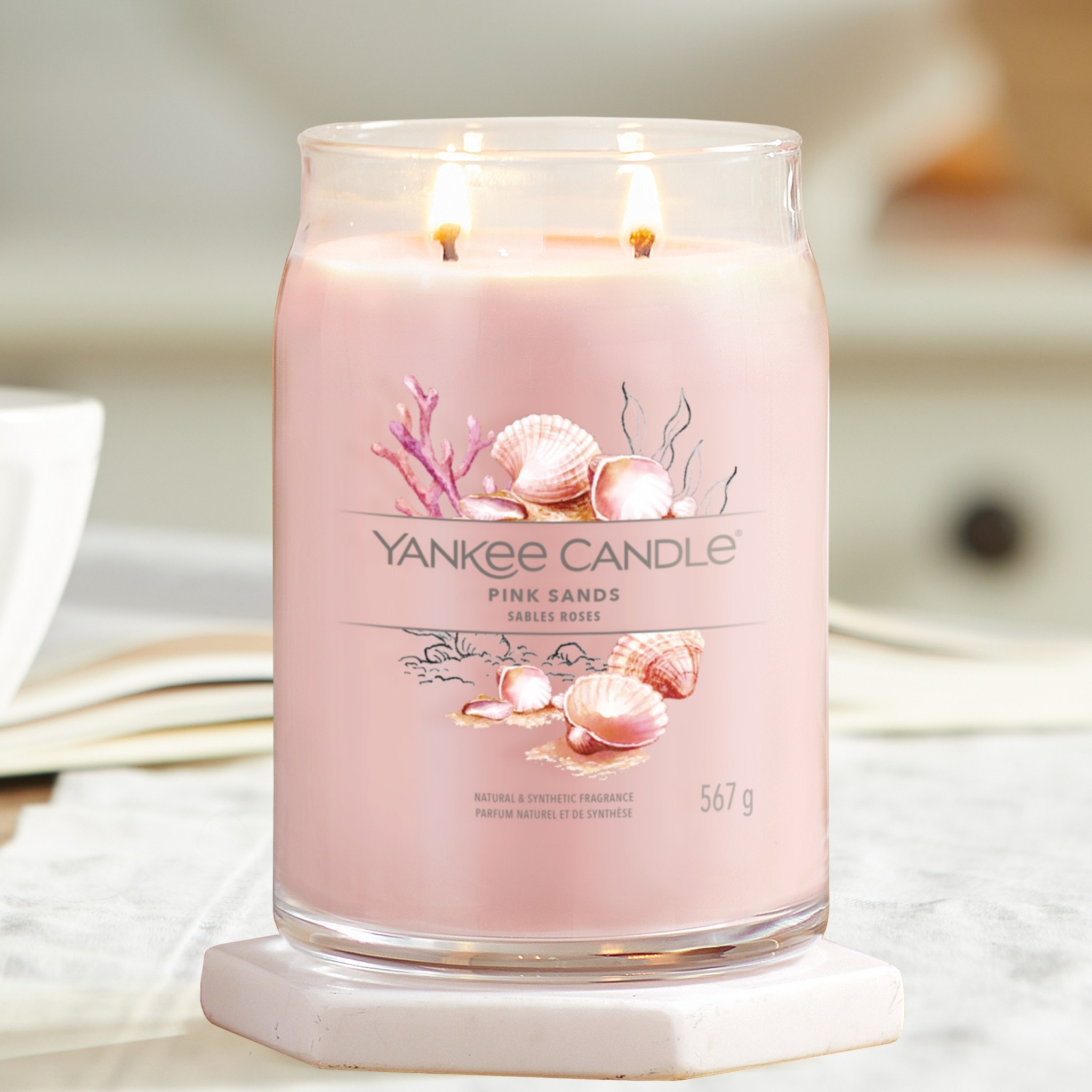 Yankee Candle Fondant de cire Pink Sands chez My American Shop