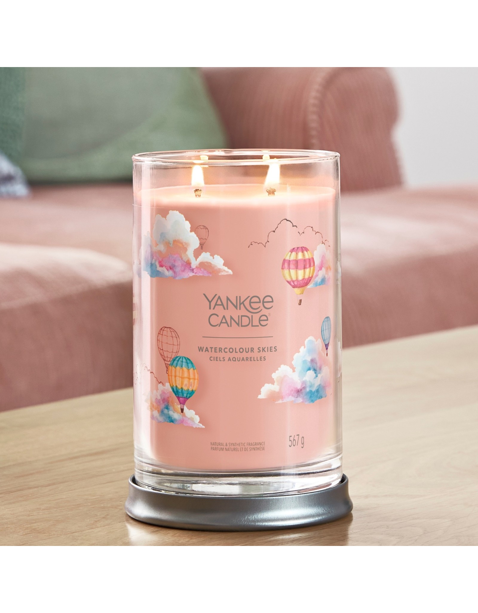 Watercolour Skies Signature Large Jar Candle - Signature Large Jar