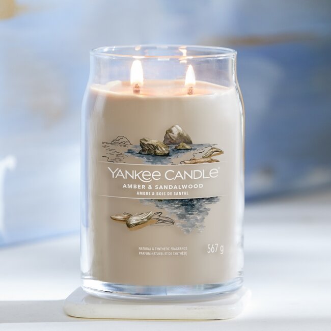 Yankee Candle Amber & Sandalwood- Signature Large Jar