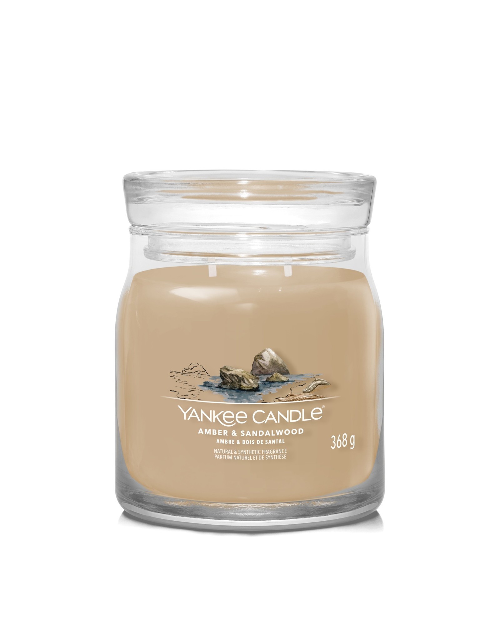 Yankee Candle Amber & Sandalwood - Signature Medium Jar