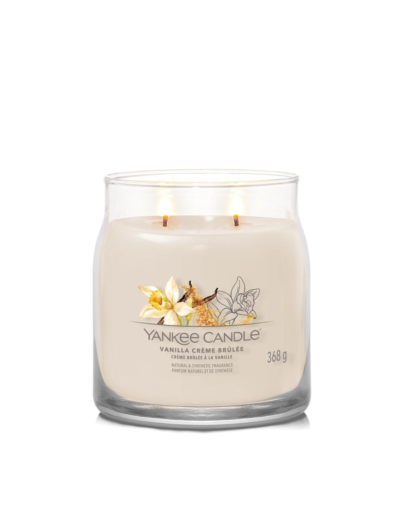 Yankee Candle Vanilla Crème Brûlée - Signature Medium Jar